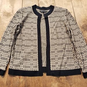 Ming Wang Open Front Cardigan Jacket